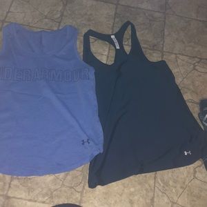 Set of two under armour tank tops